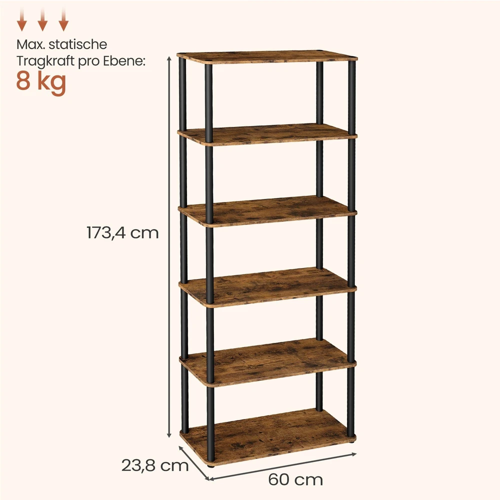 Songmics Pastatoma lentyna 23,8 × 60 × 173,4 cm