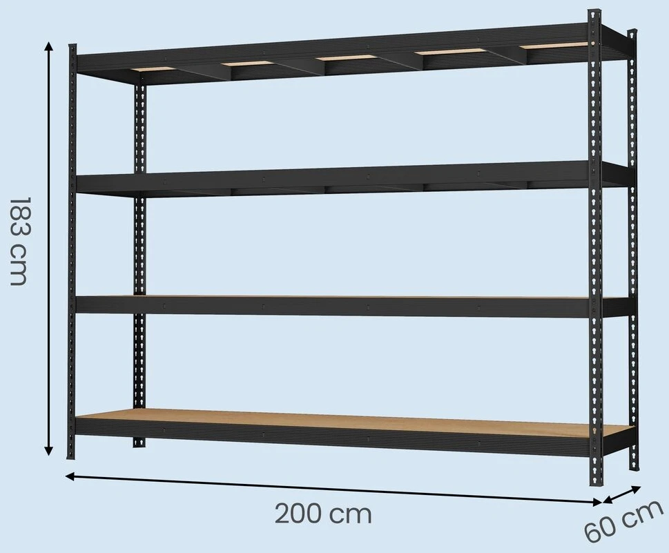 Songmics Lentyna 60 x 200 x 183 cm