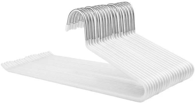 Songmics Atviros kelnių pakabos 20 vnt.