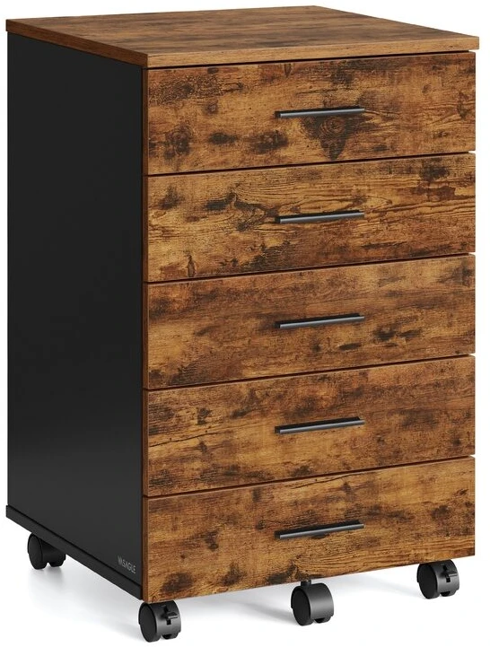 Songmics Biuro spintelė 40 x 42 x 65,7 cm 5 stalčiai