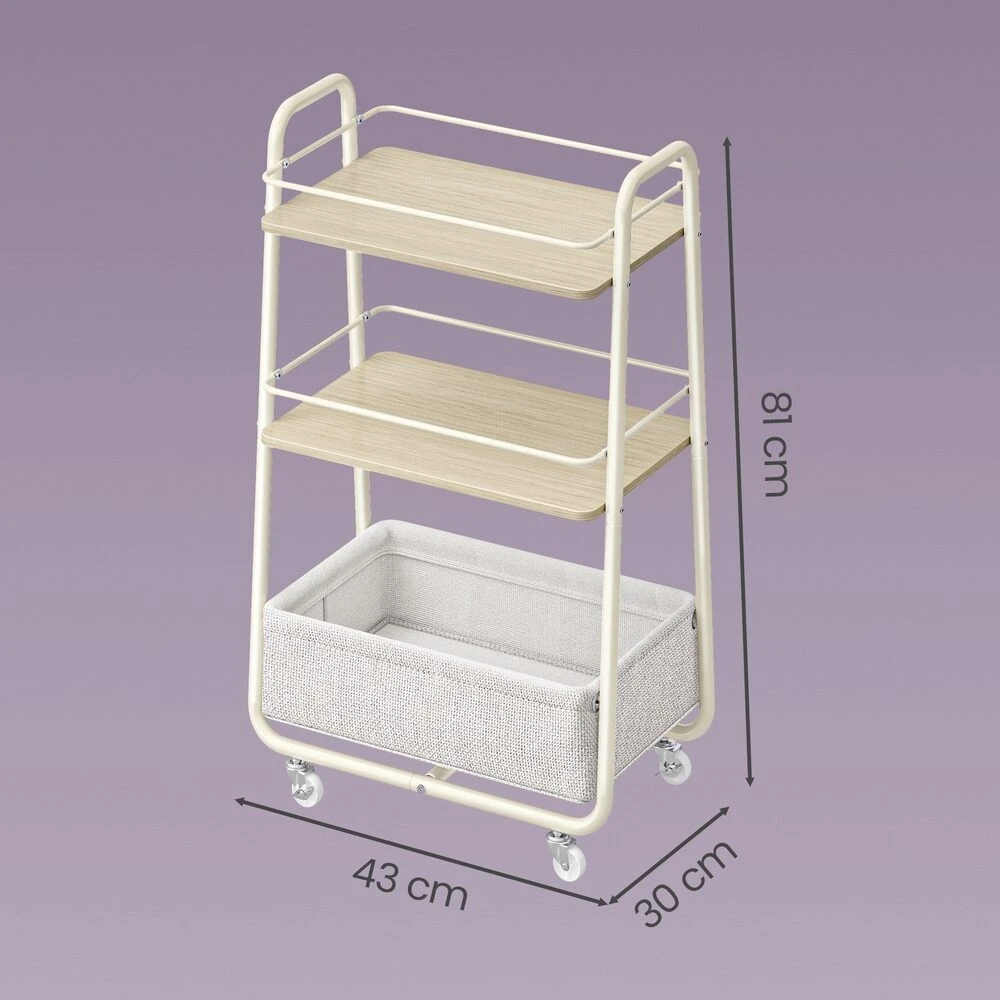 Songmics Vežimėlis 43 x 30 x 81 cm