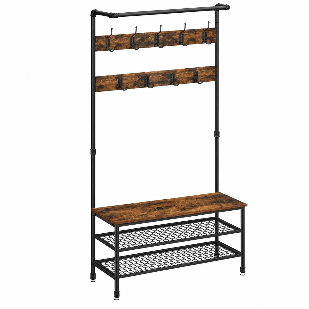 Songmics Drabužių stovas 100 × 41,5 × 182 cm