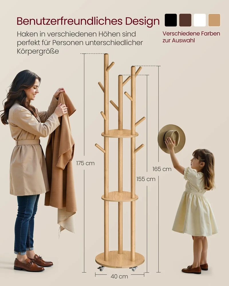 Songmics Drabužių kabykla 175 cm