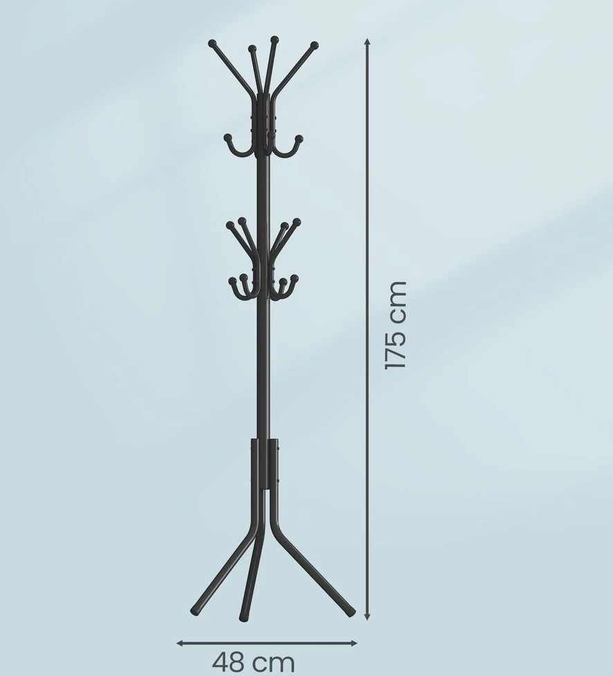 Songmics Drabužių stovas 48 x 43 x 175 cm