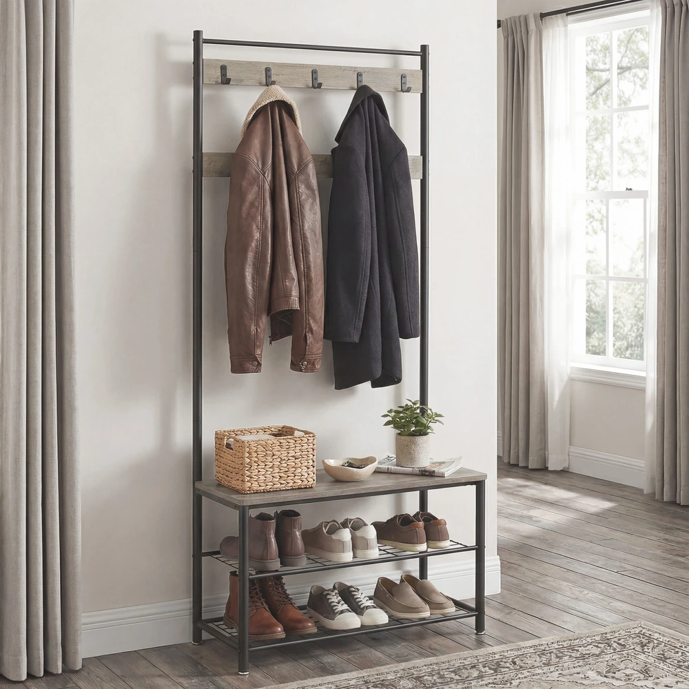 Songmics Drabužių kabykla 32x70x175 cm