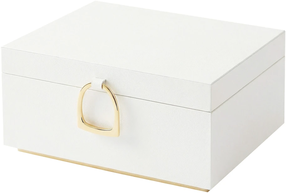 Songmics Papuošalų dėžutė 2 lygiai su rankena 20,5x24x11 cm