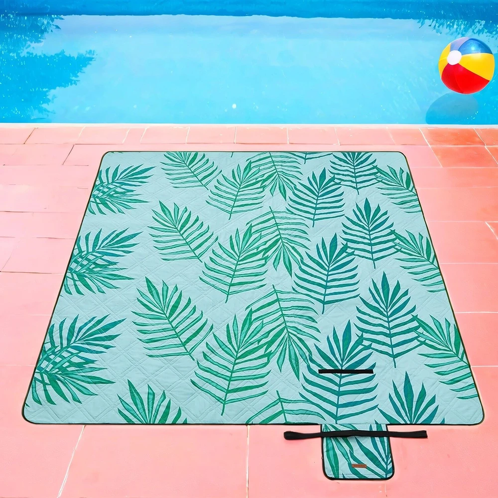 Songmics Pikniko antklodė, 200 x 200 cm, didelis kilimas