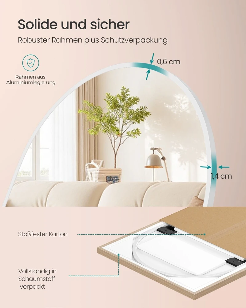 Songmics Veidrodis 160x50 cm