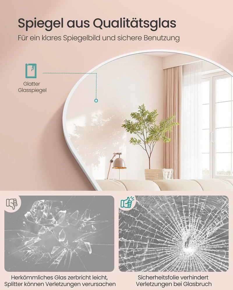 Songmics Veidrodis 160x50 cm