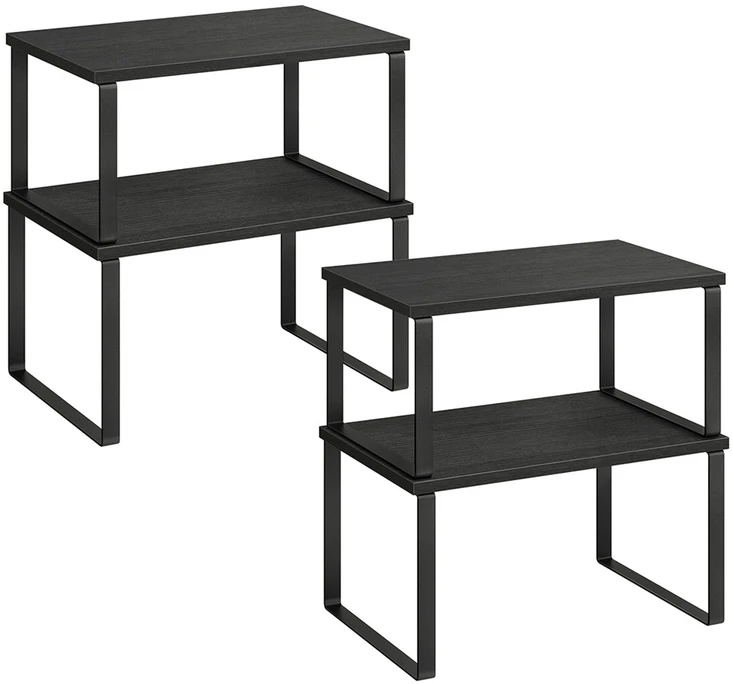 Songmics Prieskonių laikiklis, 19.5x29.7x15.8 cm, Juodas