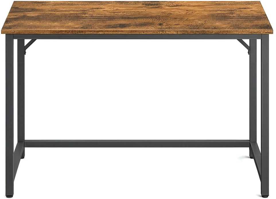 Songmics Stalas kompiuteriui 100x50x75,5 cm juodas
