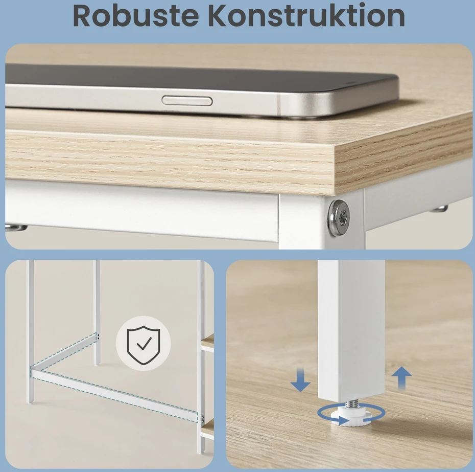 Songmics Rašomasis stalas 100 x 50 x 76 cm