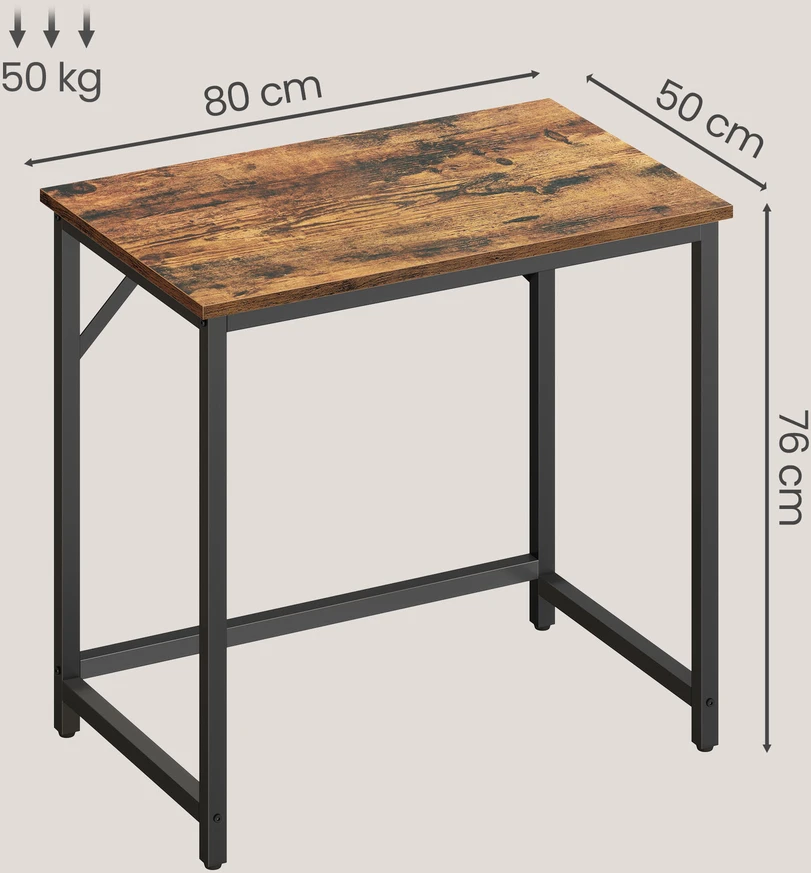 Songmics Rašomasis stalas VASAGLE 80x50x75 cm