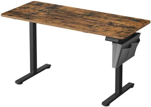 Songmics Reguliuojamo aukščio elektrinis stalas 60 x 140 x (72-120) cm