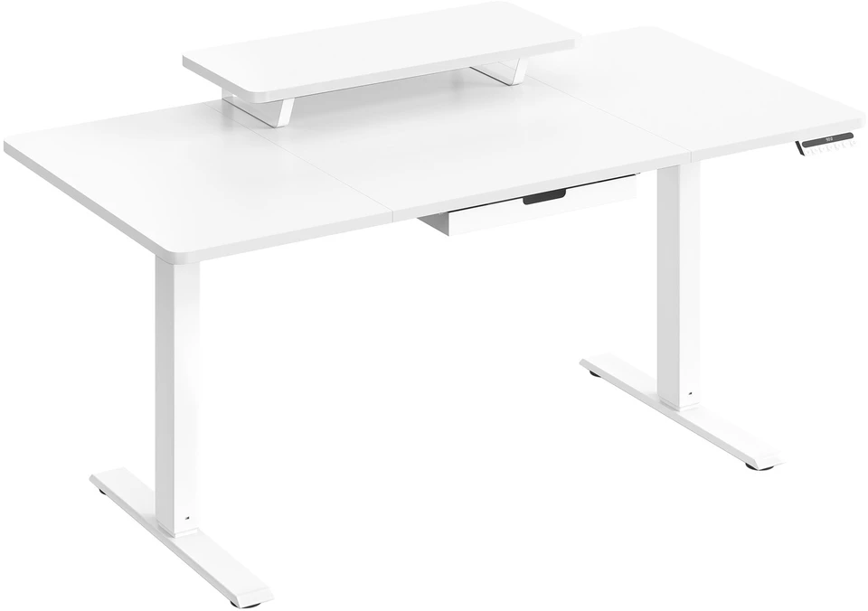 Songmics Reguliuojamo aukščio stalas 140 × 70 cm
