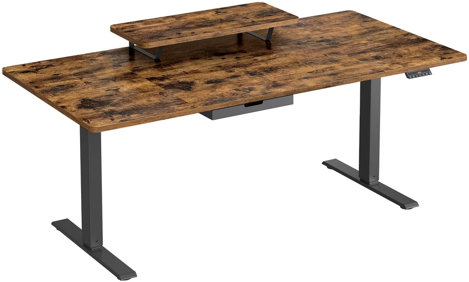 Songmics Reguliuojamo aukščio stalas 160 × 80 cm