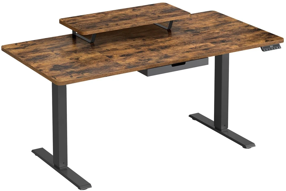 Songmics Reguliuojamo aukščio stalas 140 × 70 cm