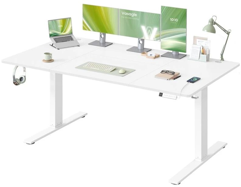 Songmics Reguliuojamo aukščio stalas 180 × 80 x 72-120cm