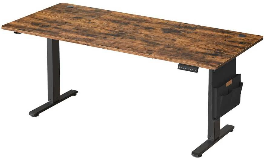 Songmics Reguliuojamo aukščio stalas 80 × 180 × (72–120) cm