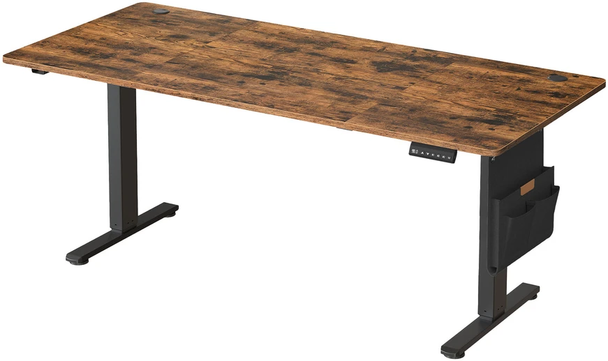 Songmics Reguliuojamo aukščio stalas 80 × 180 × (72–120) cm