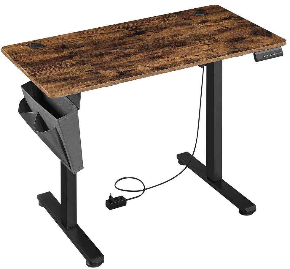 Songmics Reguliuojamo aukščio stalas 60 x 120 x (72-120) cm