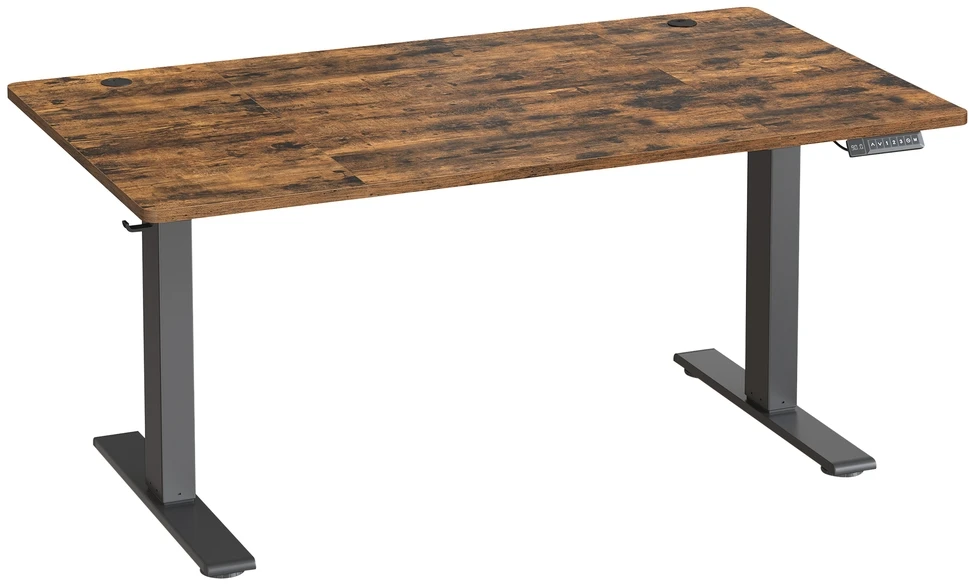 Songmics Reguliuojamo aukščio stalas 140 x 80 x 72-120cm