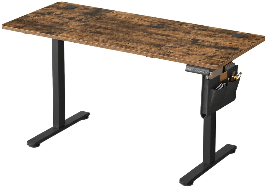 Songmics Reguliuojamo aukščio stalas 60 x 140 x (72–120) cm