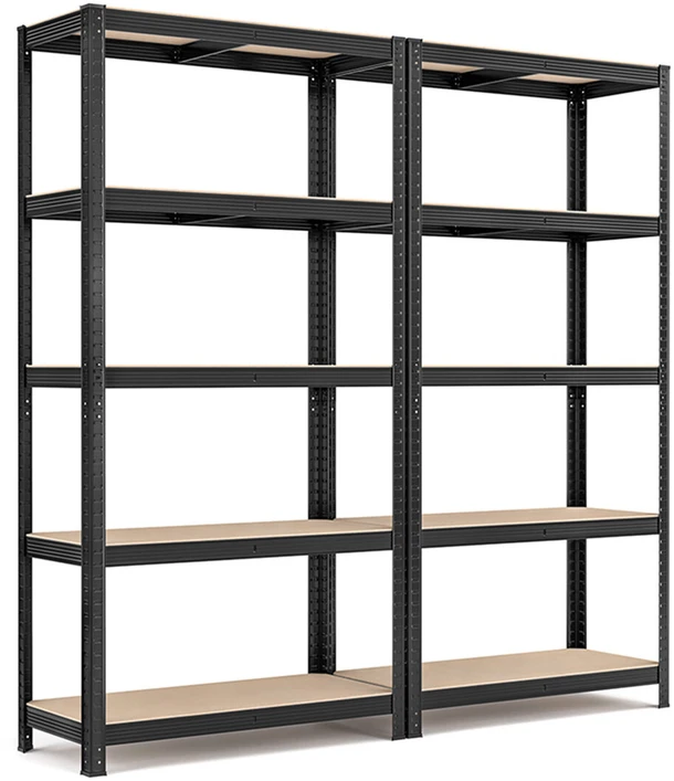 Songmics Sandėliavimo lentyna, 180x90x40 cm, Juoda