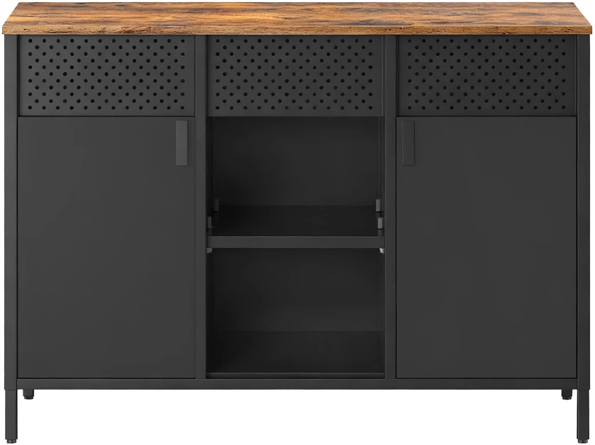 Songmics Spintelė su dvigubomis durimis 40x110x76 cm