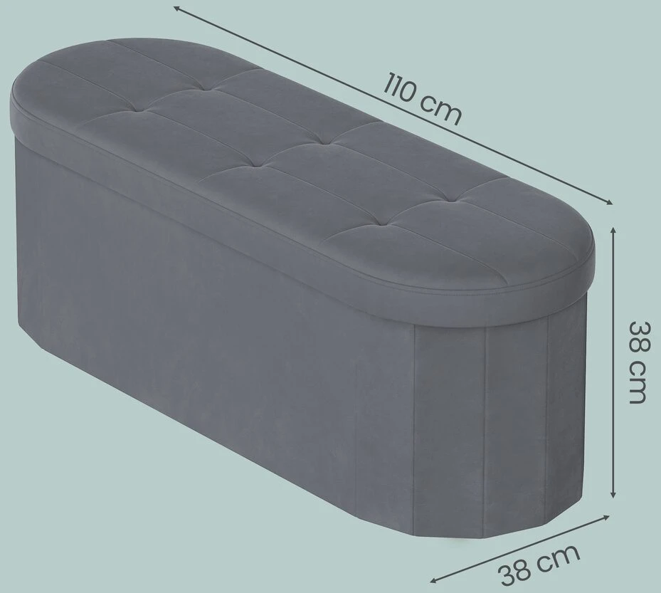 Songmics Pufas 38 x 110 x 38 cm