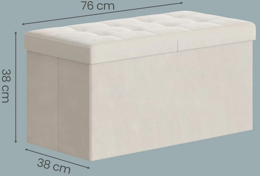 Songmics Pufas 38 x 76 x 38 cm