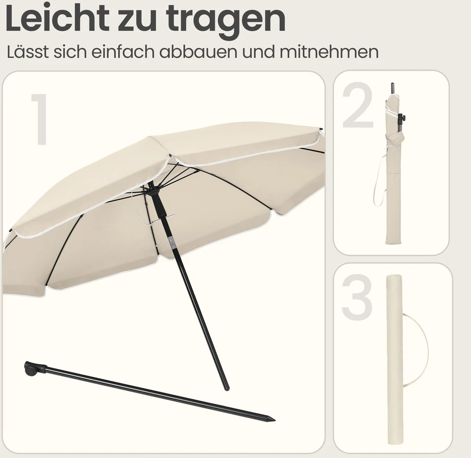 Songmics Sodo skėtis 160 cm