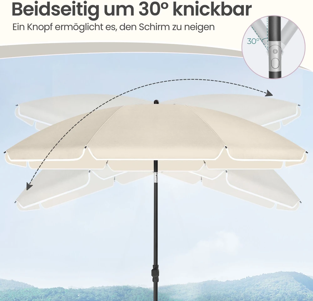 Songmics Sodo skėtis 160 cm