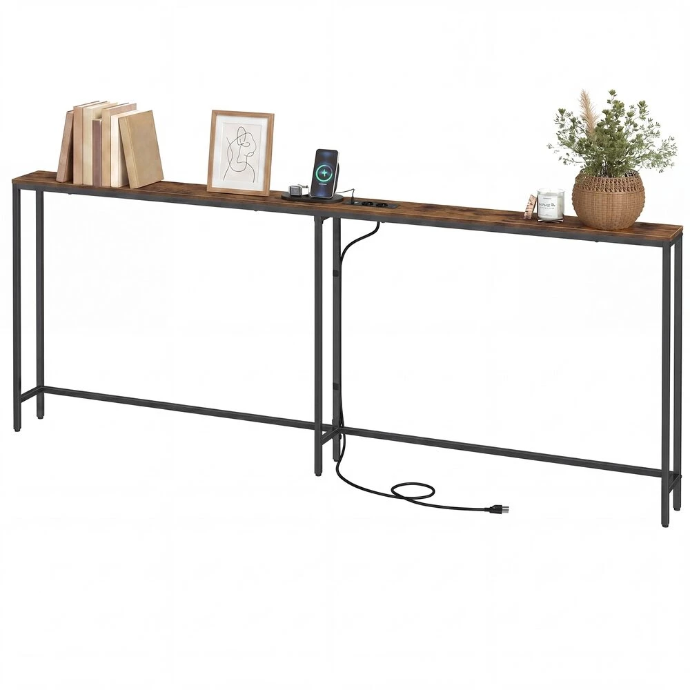 Songmics Konsolinis stalas 15 x 200 x 80 cm