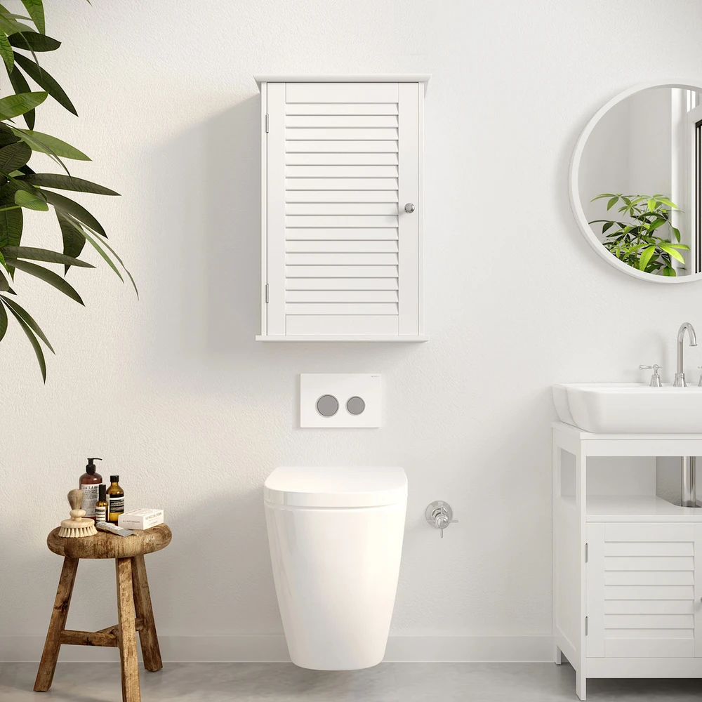 Vasagle Wandschrank baltas