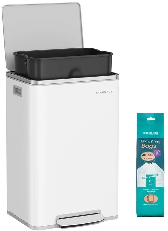 Songmics Šiukšliadėžė 50 l