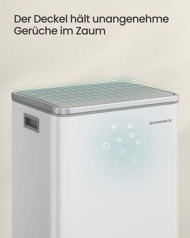 Songmics Šiukšliadėžė 50 l