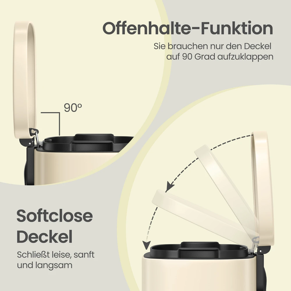 Songmics Šiukšliadėžė 50 l