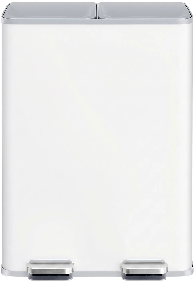 Songmics Šiukšliadėžė 2 x 30 l, 2 skyrių