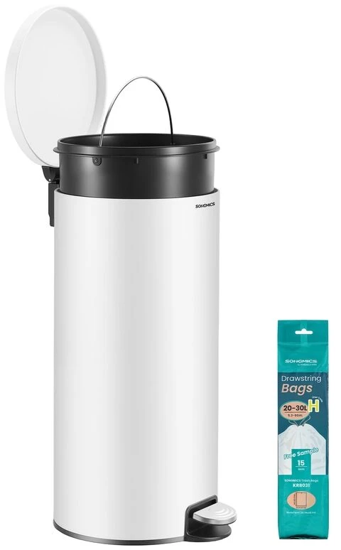 Songmics Šiukšlių dėžė 30 l