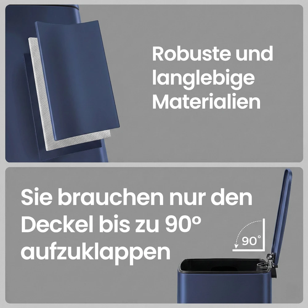Songmics Šiukšliadėžė 20 l