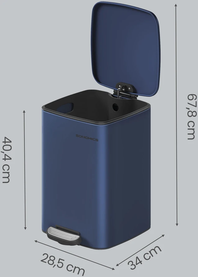 Songmics Šiukšliadėžė 20 l