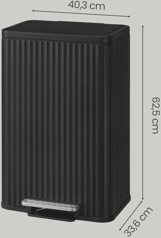 Songmics Šiukšliadėžė 50 l