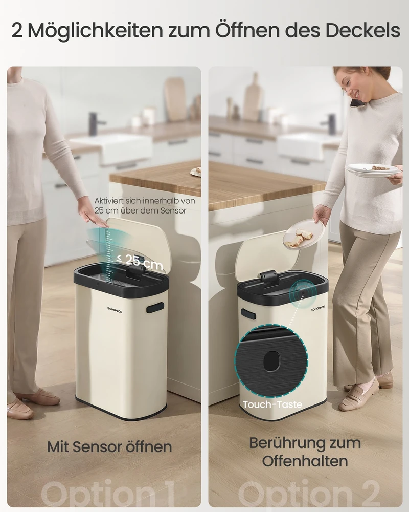 Songmics Šiukšliadėžė 50 l