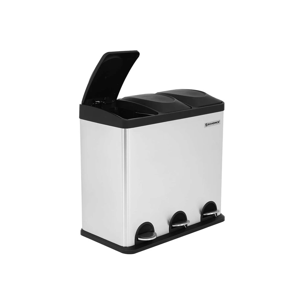 Songmics Atliekų separatorius 54 litrai (3 x 18 L)