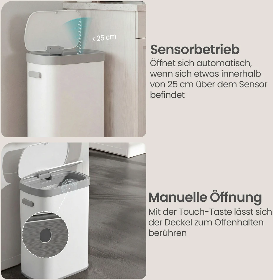 Songmics Šiukšliadėžė 50 l
