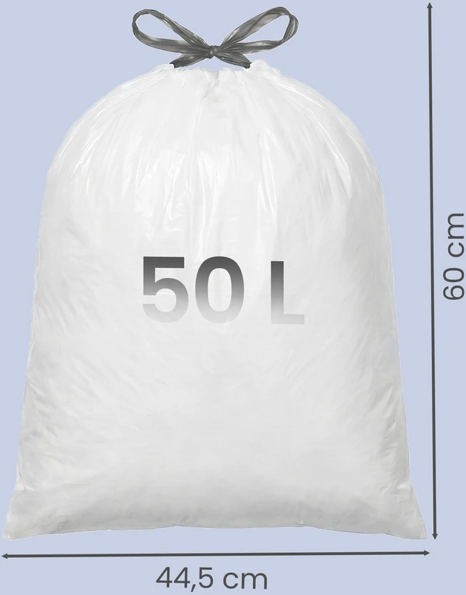 SONGMICS šiukšlių maišai 15–20 litrų su raišteliu 3 x 40 vnt.
