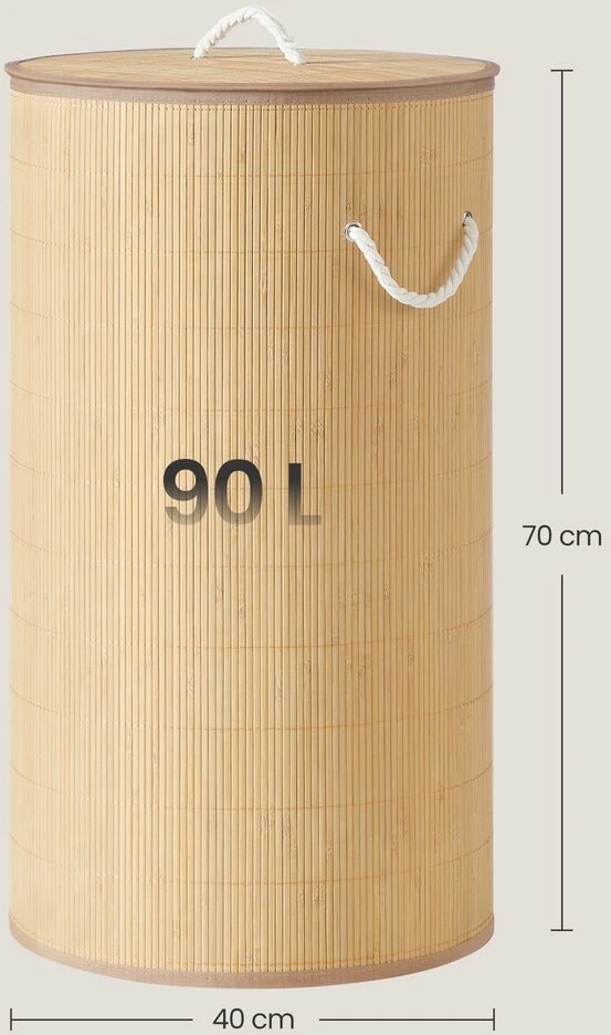 Songmics Skalbinių krepšys 90 l