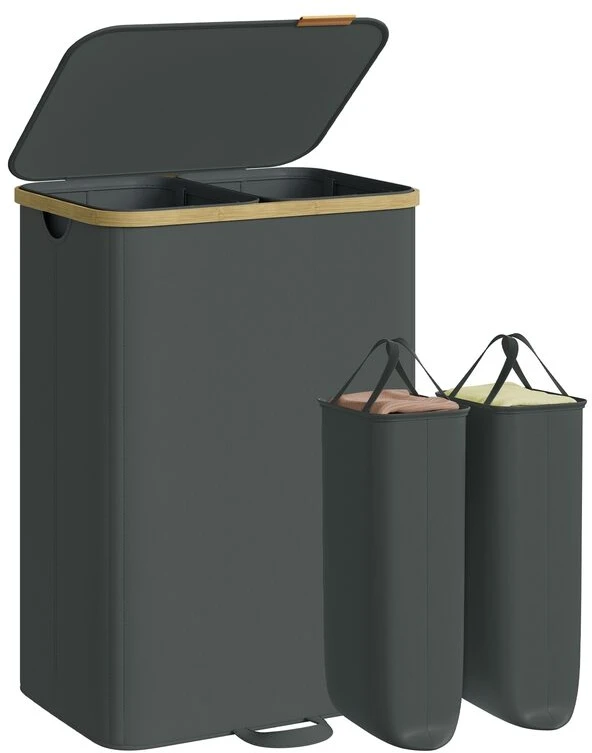 Songmics Skalbinių krepšys 52 x 38,5 x 75 cm