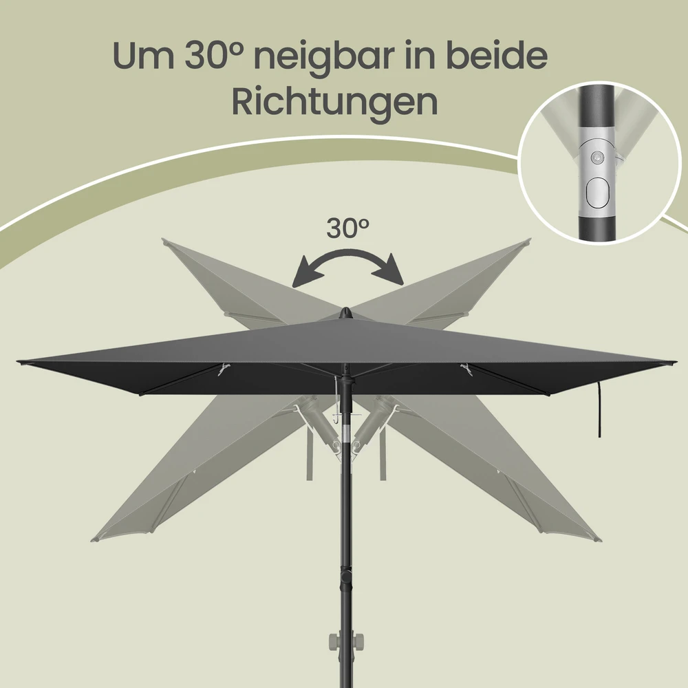 Songmics Skėtis 190 x 120 cm